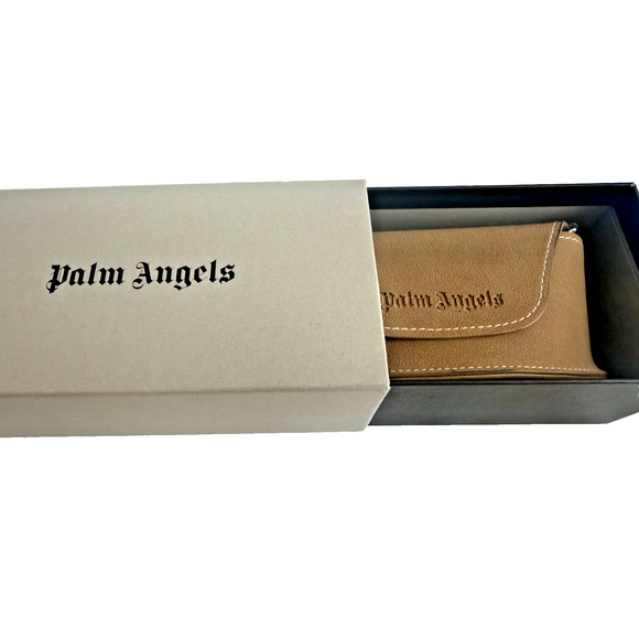 NEW PALM ANGELS HINKLEY PERI034 BLACK GREY AUTHENTIC FRAMES SUNGLASSES 51-19